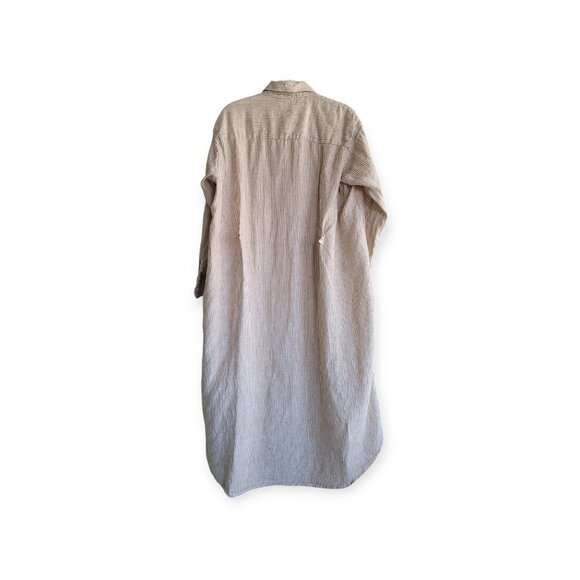 Golden Sun Stripe Linen Maxi Dress by Faherty XS - Picture 4 of 12